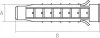 Превью - SMC3-44345-100 STARFIX Дюбель распорный 8х60 мм четырехсегментный 100 штук (фото 3)