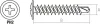 Превью - SMC2-50345-1000 STARFIX Саморез с прессшайбой 4,2х19 мм цинк со сверлом 1000 штук (фото 3)