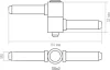 Превью - SMP-81203-1 STARFIX Петля ввертная ПВв2 1,25 мм цинк (фото 2)
