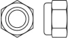 Превью - SMZ1-50738-5 STARFIX Гайка со стопорным кольцом М10 цинк класс прочности 5.8 DIN 985 5 штук (фото 2)