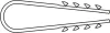 Превью - SMP2-12283-50 STARFIX Дюбель-хомут для круглого кабеля 11х18 мм белый 50 штук (фото 2)