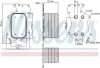 Превью - 90911 NISSENS масляный радиатор, двигательное масло (фото 7)