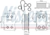 Превью - 90969 NISSENS масляный радиатор, двигательное масло (фото 8)