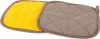 Превью - 75-710-00135 BEROSSI Прихватка текстильная Assol 20х20 см серый/желтый (фото 2)