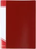 NP0155-40R INФОРМАТ Папка с файлами А4 40 файлов красный пластик 600 мкм карман