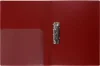 Превью - NP1475R INФОРМАТ Папка с прижимами А4 1 прижим красный пластик 750 мкм карман (фото 3)