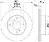 ND9034K NISSHINBO Тормозной диск