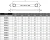 AABM1213 TOPTUL Ключ накидной 12х13 мм