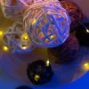 Превью - 303-006 Neon-Night Гирлянда новогодняя светодиодная Роса 2 м 20 диодов теплый белый (фото 3)