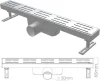 Превью - 5107.001 NOVA Трап сливной горизонтальный D 50 решетка нержавеющая сталь 65х900 мм (фото 2)