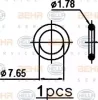 8FC 351 343-444 BEHR/HELLA/PAGID Радиатор кондиционера