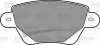 Превью - 598527 VALEO Комплект тормозных колодок, дисковый тормоз (фото 4)