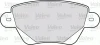 Превью - 598434 VALEO Комплект тормозных колодок, дисковый тормоз (фото 3)