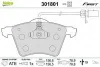 Превью - 301801 VALEO Комплект тормозных колодок, дисковый тормоз (фото 4)