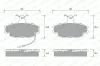 Превью - 151-1116 WEEN Комплект тормозных колодок, дисковый тормоз (фото 2)