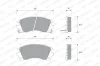 Превью - 151-1566 WEEN Комплект тормозных колодок, дисковый тормоз (фото 2)
