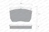 Превью - 151-1064 WEEN Комплект тормозных колодок, дисковый тормоз (фото 2)