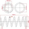 Z48056R ZIKMAR Пружина подвески передней vw golf ii, jetta ii, l356-d136-t12