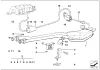 Превью - 18211723410 BMW Кронштейн системы выпуска ОГ Зд Л BMW 3' E36, 7' E38, 8' E31 (фото 2)