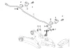 Превью - 33551092525 BMW Резинометаллич. шарнир стабилизатора D=14MM BMW 5' E39 (фото 2)