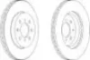 Превью - DDF1610C-1 FERODO Тормозной диск (фото 2)