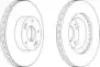 Превью - DDF1630C-1 FERODO Тормозной диск (фото 2)