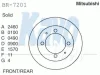 BR-7201 KAVO PARTS Тормозной диск br-7201