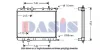 160091N AKS DASIS Радиатор охлаждения двигателя