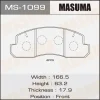 MS1099 MASUMA Колодки дисковые 'masuma' an-118k продавать an-409k, ms1388 (1/10)