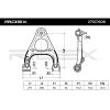 Превью - 273C1508 RIDEX Рычаг независимой подвески колеса, подвеска колеса (фото 7)