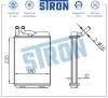 Превью - STH0043 STRON Радиатор отопителя (гарантия 3 года, увеличенный ресурс) (фото 3)