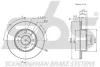 Превью - 1815311009 SBS Тормозной диск (фото 2)