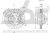 Превью - 1815312236 SBS Тормозной диск (фото 2)