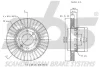 Превью - 1815313511 SBS Тормозной диск (фото 2)