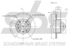 Превью - 1815313923 SBS Тормозной диск (фото 2)