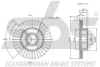 Превью - 1815314738 SBS Тормозной диск (фото 2)