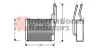 18006356 VAN WEZEL Радиатор отопителя салона