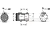 1800K282 VAN WEZEL Компрессор кондиционера
