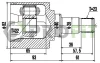 2810-2049 PROFIT Шарнирный комплект, приводной вал