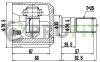 2810-2069 PROFIT Шарнирный комплект, приводной вал