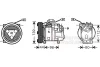 2700K198 VAN WEZEL Компрессор кондиционера