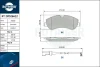 RT 2PD26612 ROTINGER Комплект тормозных колодок, дисковый тормоз