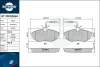 RT 2PD09864 ROTINGER Комплект тормозных колодок, дисковый тормоз