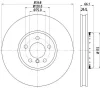 8DD 355 120-882 BEHR/HELLA/PAGID Тормозной диск