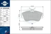 RT 2PD09180 ROTINGER Комплект тормозных колодок, дисковый тормоз