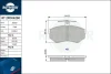 RT 2PD04290 ROTINGER Комплект тормозных колодок, дисковый тормоз