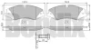 510001 BENDIX Комплект тормозных колодок