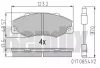 510194 BENDIX Комплект тормозных колодок