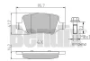 510209 BENDIX Комплект тормозных колодок