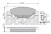 510215 BENDIX Комплект тормозных колодок